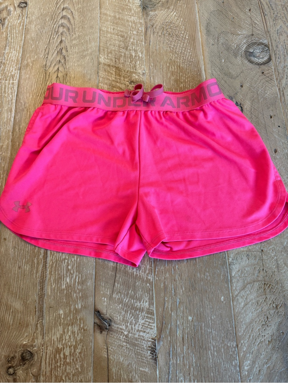Under Armour Neon Pink Women's Athletic Shorts